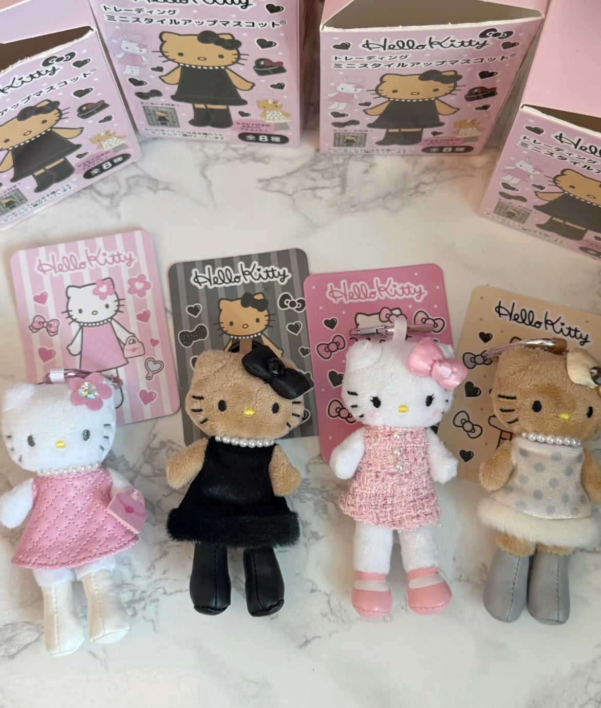 Sanrio｜Hello Kitty Long legs Mini Style Plush Keychain mystery bag/blind box/All 8 types｜1pcs