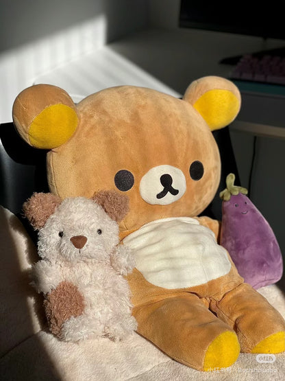 Rilakkuma轻松熊｜软乎乎轻松熊大号玩偶/公仔｜約500×350×160mm