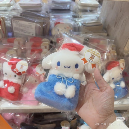 Sanrio三丽鸥｜ Cookie &amp; Boot Mascot / Christmas圣诞节限定可爱角色靴子造型糖果袋/含一袋小饼干｜约11×4.5×20cm