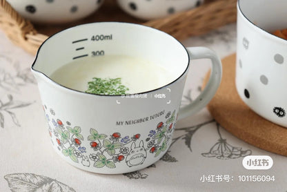 My neighbor totoro｜吉卜力宫崎骏龙猫带刻度水杯/马克杯｜约450ML