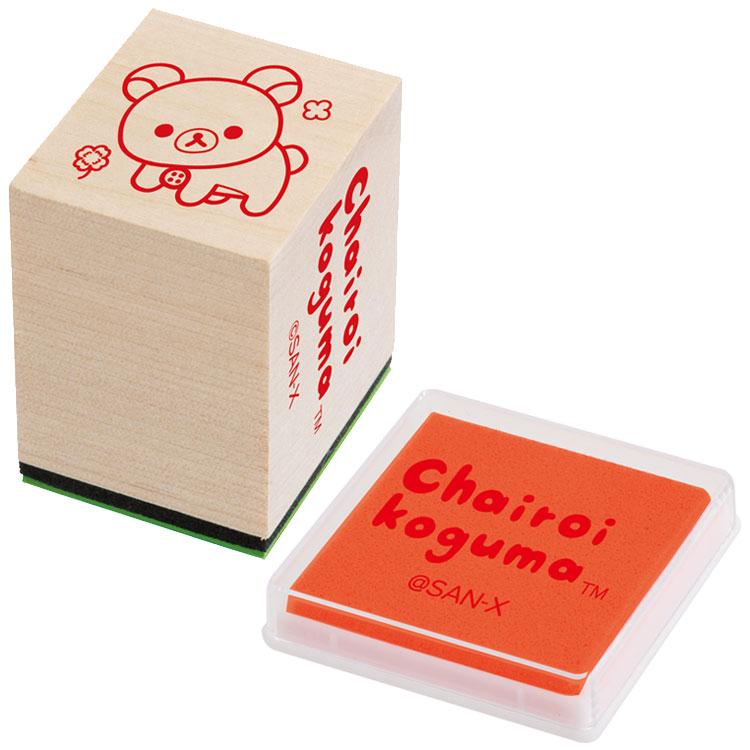 Rilakkuma｜Stamp Collection: ChairoiKoguma no Kumakyun Days Wooden Stamp with Ink Pad mystery bag/blind box/All 6 types｜1pcs