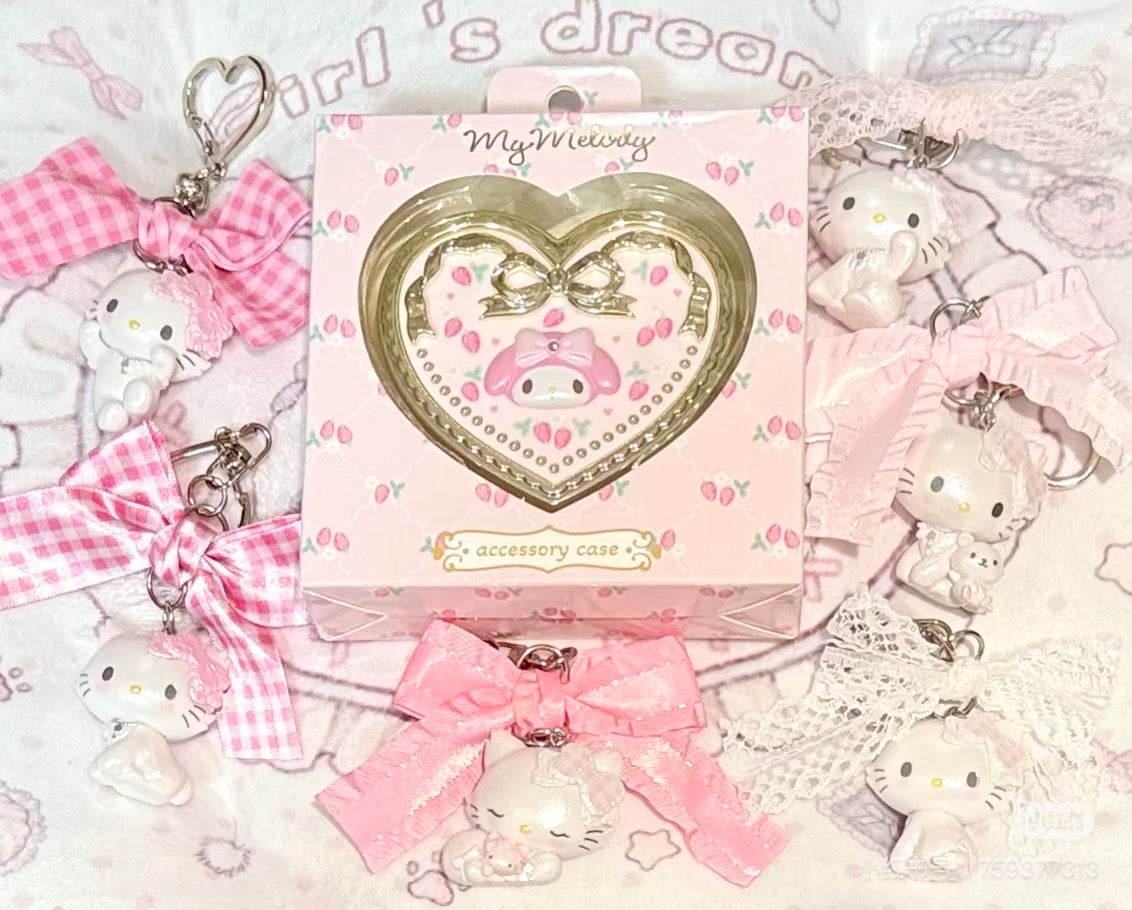 【limit 3】Sanrio｜My Furbaby Charmmykitty Secret Ribbon Charm mystery bag/blind box/All 8 types｜1pcs