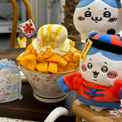 Chiikawa 吉伊卡哇｜僵尸小八毛绒挂件/包挂｜约H130×W105×D60mm