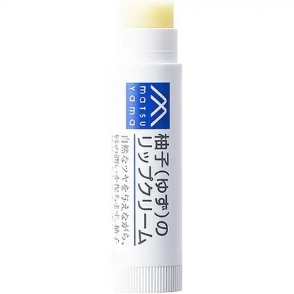 Matsu yama松山油脂｜清新柚子香/保湿/滋润唇膏｜4g