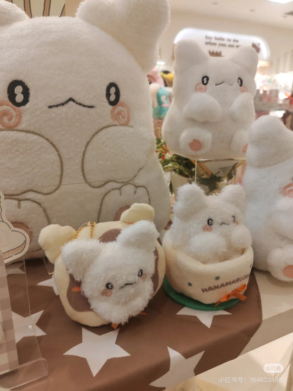 Sanrio三丽鸥｜Original Mascot Holder - Hanamaruobake / Always Together 花丸鬼甜点系列毛绒挂件/包挂｜约 11×10×13cm