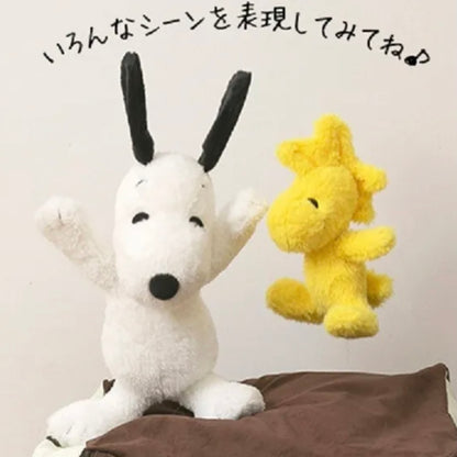 Snoopy｜骨架史努比玩偶/可举手举jio耳朵飞起/拿小物｜高约19cm