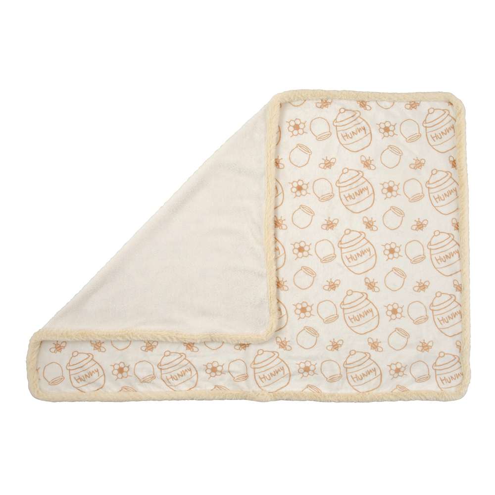 Disney ｜Blanket Tropical Pattern with Plush Toy东迪超好摸坐姿毛绒玩偶抱印花毯子/公仔/带毛毯｜约高 28 x 宽 20 x 深 21cm