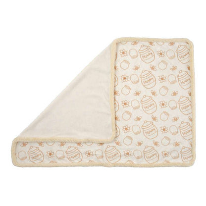 Disney ｜Blanket Tropical Pattern with Plush Toy东迪超好摸坐姿毛绒玩偶抱印花毯子/公仔/带毛毯｜约高 28 x 宽 20 x 深 21cm