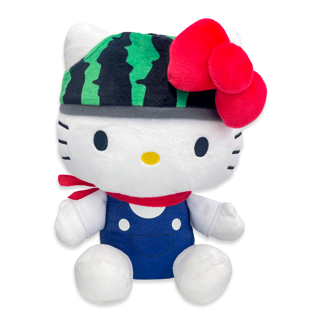 Hello kitty凯蒂猫｜限定机车西瓜kitty玩偶/公仔｜約Ｈ230×Ｗ162×D140ｍｍ