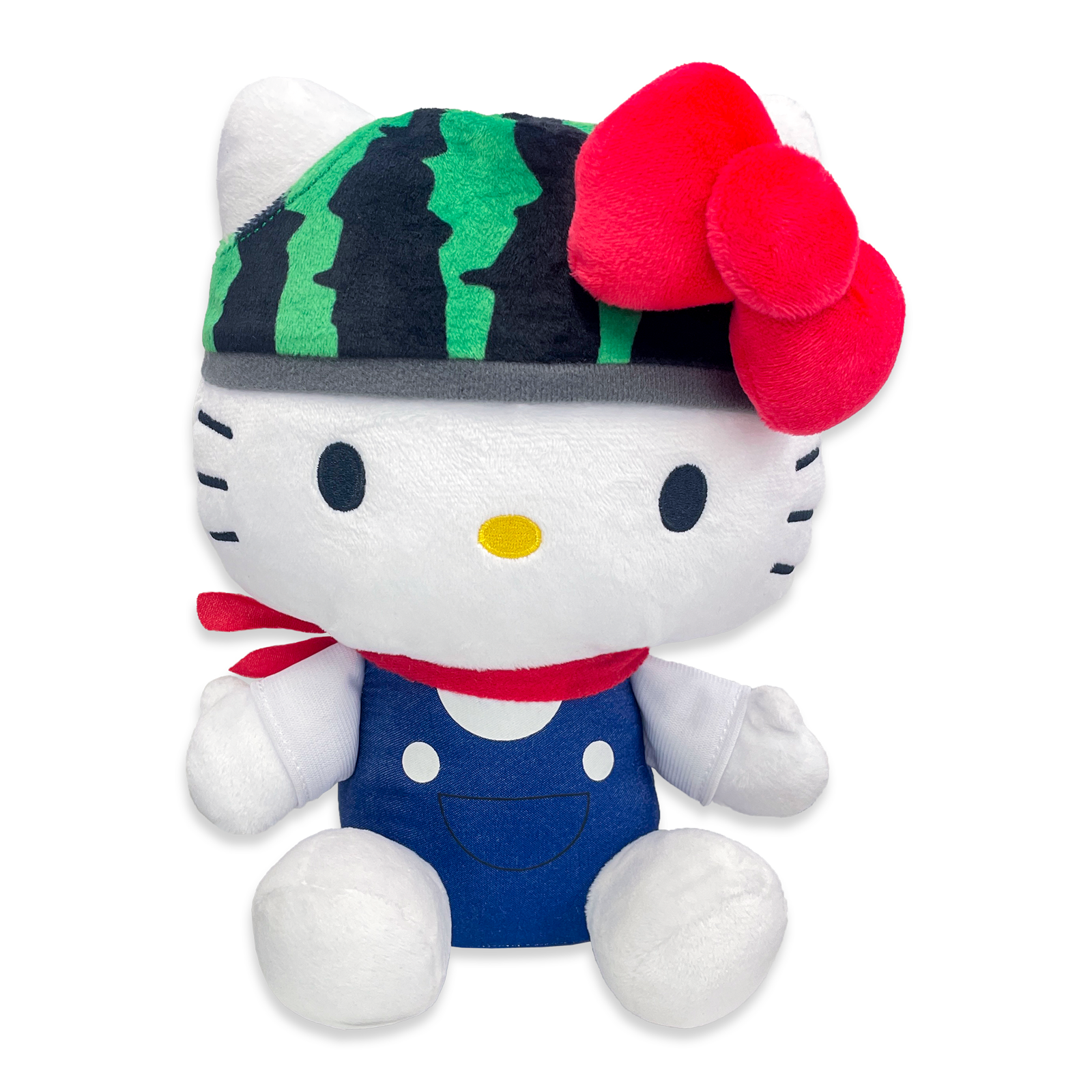 Hello kitty凯蒂猫｜限定机车西瓜kitty玩偶/公仔｜約Ｈ230×Ｗ162×D140ｍｍ