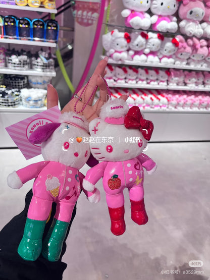 【limit 1】Sanrio｜HARAJUKU STORE &amp; CAFÉ OPENS ITS DCDRS! long legs Mascot Holder /Plush Keychain