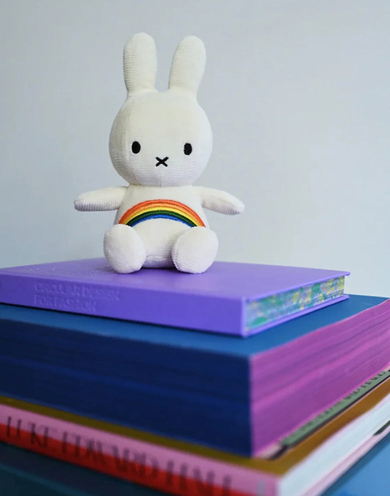 Miffy｜Rainbow Offwhite Plush Dolls/Plush Toy ｜18 cm