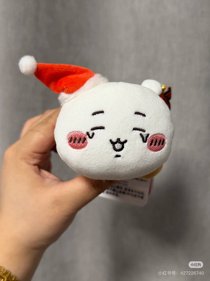 【limit 1】Chiikawa｜Christmas 2025 Mascot Holder /Plush Keychain｜90×110×100mm approx.