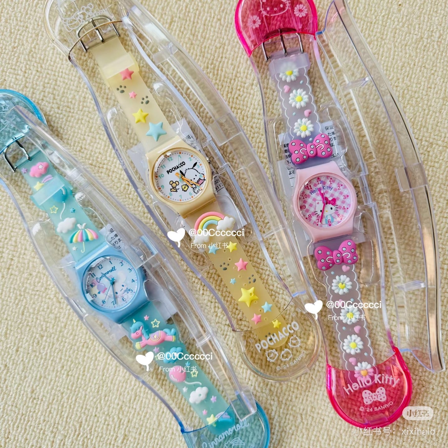 Sanrio｜ Rubber Watch｜3.3×1×4cm approx.