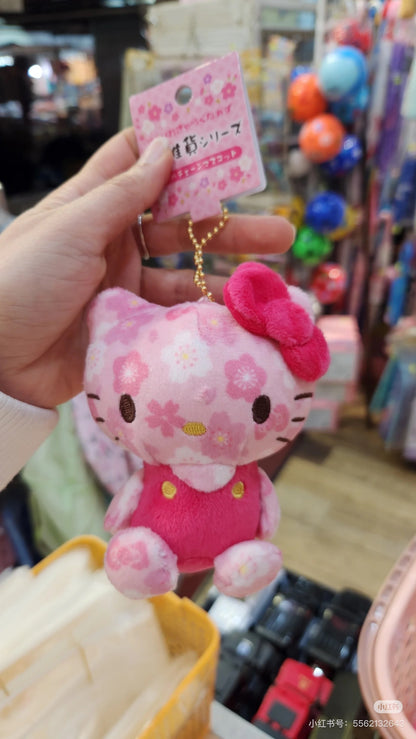 Sanrio｜Characters Ball Chain Mascot Holder /Plush Keychain｜10.5 x 8.0 x 6.0cm approx.