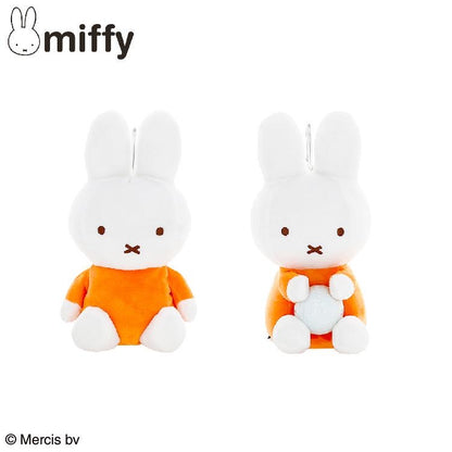 Miffy｜Huggable plush pouch golf miffy ｜H11.5cm x W8.7cm x D7.1cm approx.