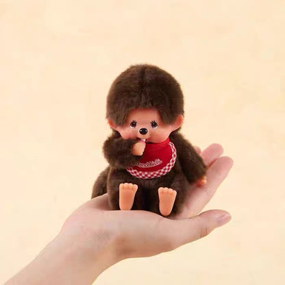Monchhichi｜Premium Standard Brown Sitting Plush Dolls/Plush Toy｜SS/ H11 x W9 x D7 cm approx.
