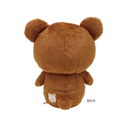 Rilakkuma轻松熊｜软软绵绵花环茶会限定大公仔/玩偶/脚上有图案哟｜约280×270×170mm