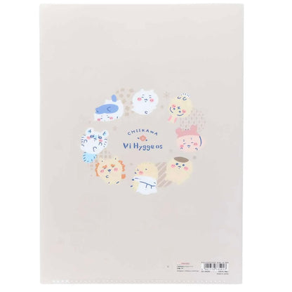 Chiikawa 吉伊卡哇｜可爱透明5p多用途文件夹｜约 H310 x W225 x D2mm