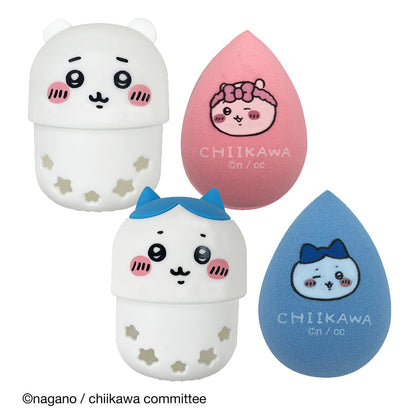 Chiikawa 吉伊卡哇｜可爱角色美妆蛋/彩妆蛋?收纳盒｜約直径57×H82mm