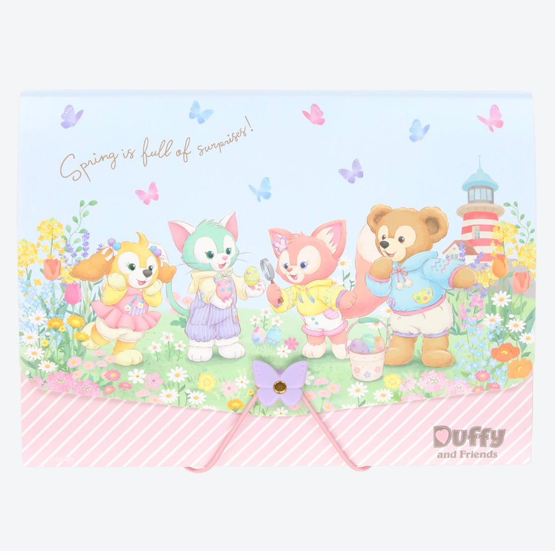 Disney迪士尼|2024东迪春日复活节限定多卡位文件夹/图案内页/图案书签|約纵24×奥行3×横さ32cm