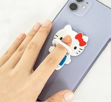 Sanrio｜手机支撑架/手机扣/手机环｜约4.5x0.5x7cm