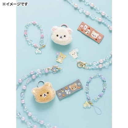 Rilakkuma｜Fluffy Face Mascot Mini Pouch with Carabiner｜60×75×30mm approx.