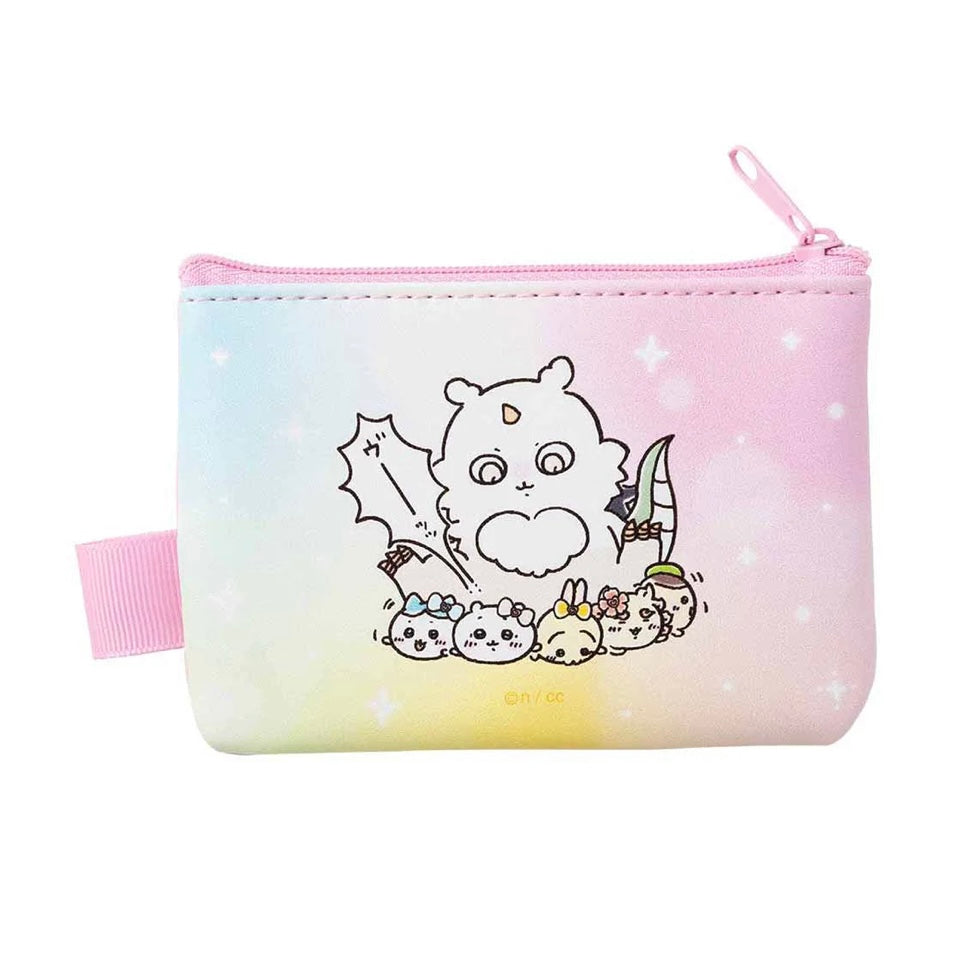 Chiikawa 吉伊卡哇｜超魔法少女/小魔仙系列正反不同图案零钱包/收纳包/2只组｜各約H85×W125×D10mm