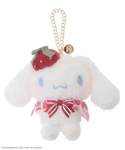 Sanrio｜Maison de FLEUR (Strawberry Newspaper Collaboration Mascot Holder /Plush Keychain/mdf
