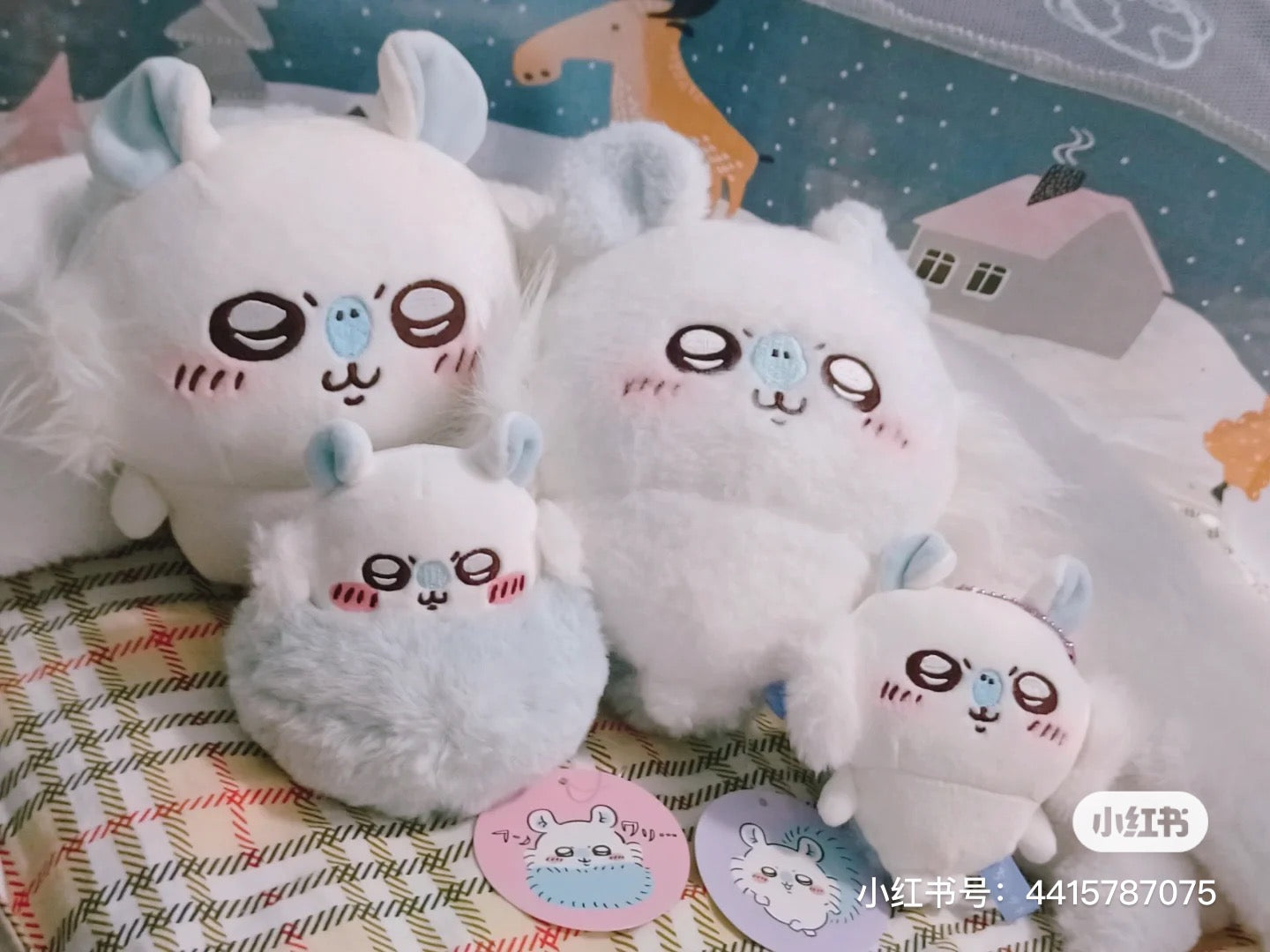 Chiikawa 吉伊卡哇｜手捧飞鼠/莫莫咖玩偶/公仔