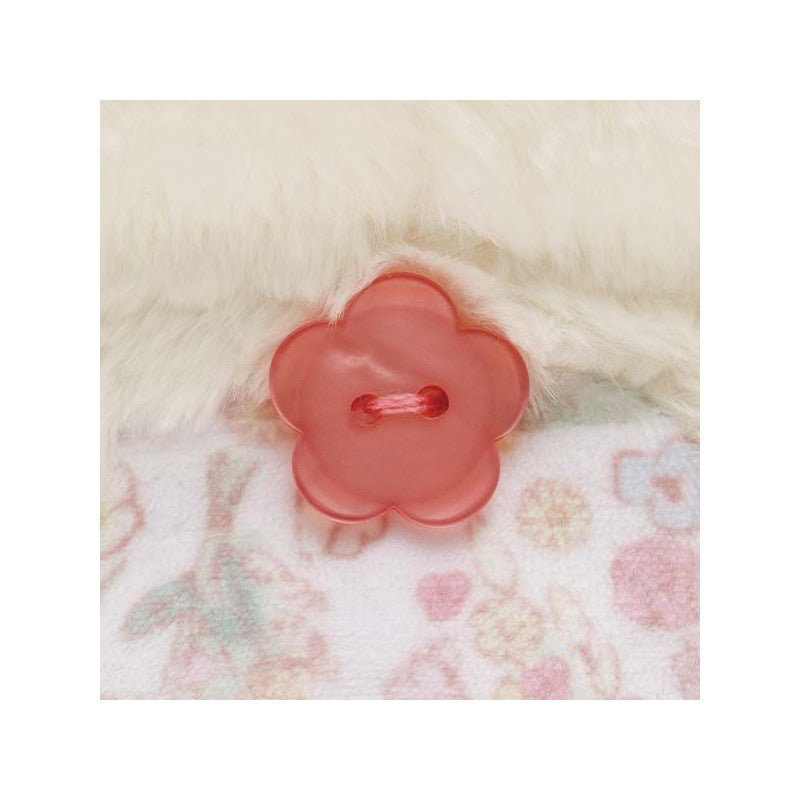 Rilakkuma轻松熊｜软软绵绵花环茶会限定大公仔/玩偶/脚上有图案哟｜约280×270×170mm