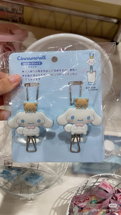 Sanrio｜Wire Clip Set｜ 3.8×6×9.7cm approx.