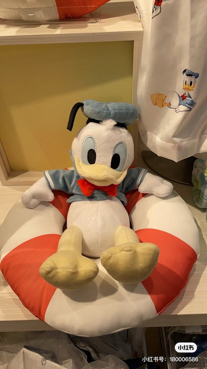 Disney迪士尼｜唐老鸭游泳圈玩偶公仔｜約高さ23×幅32×奥行き32(cm)