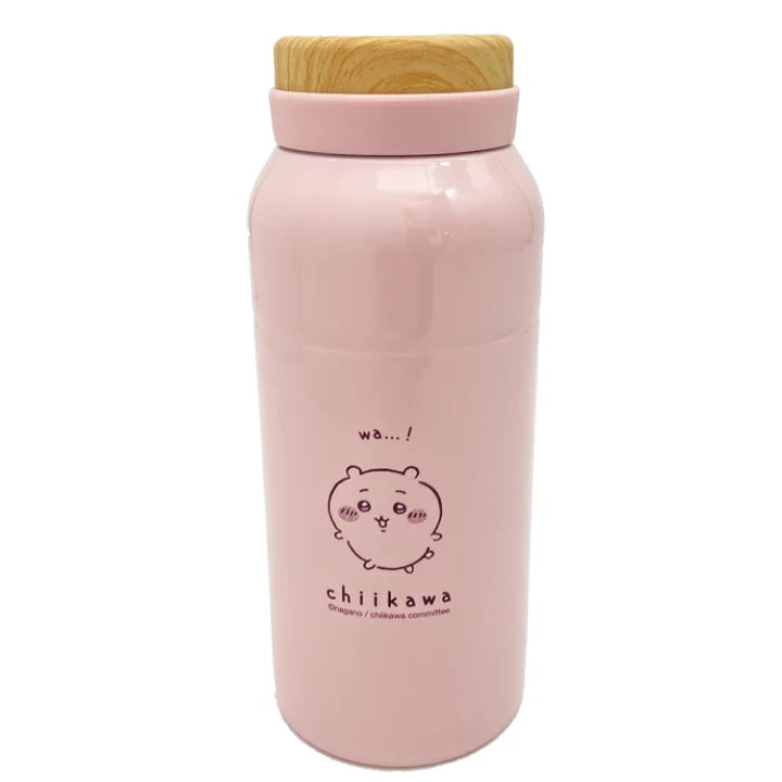 chiikawa｜真空不锈钢木盖便携保温保冷杯｜350ml