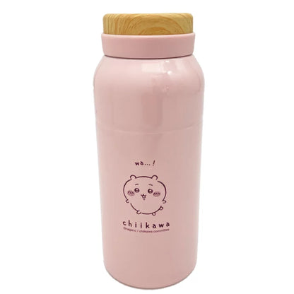 chiikawa｜真空不锈钢木盖便携保温保冷杯｜350ml
