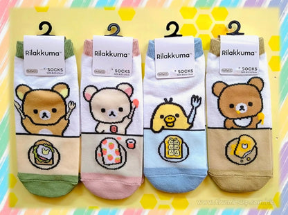 Rilakkuma｜ Basic Rilakkuma Toast ladies socks｜23-25cm approx.