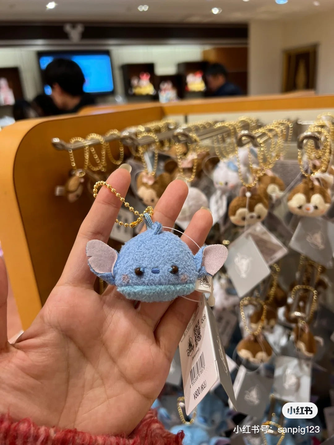 Disney迪士尼｜超萌豆豆眼迷你挂件｜全長:約9(cm)