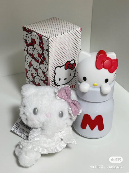 Hello kitty凯蒂猫｜Sanrio Hello Kitty Mascot Holder/ Angel and Little Devil天使恶魔挂件｜约 14.9 x 12.1 x 7.8 厘米