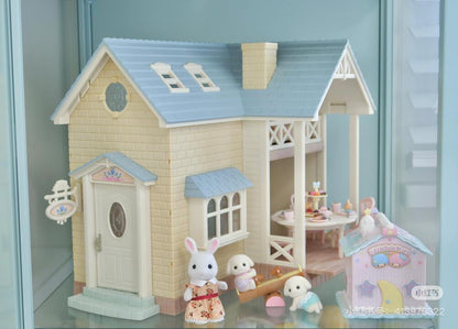 【限时折扣】SylvanianFamilies森贝儿家族｜Bluebell Cottage Gift Set-Milk Rabbit风信子别墅+牛奶兔站宝套组/玩具/过家家5671