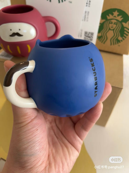 Starbucks日本星巴克｜2024年限定磨砂感达摩杯/马克杯｜296ml