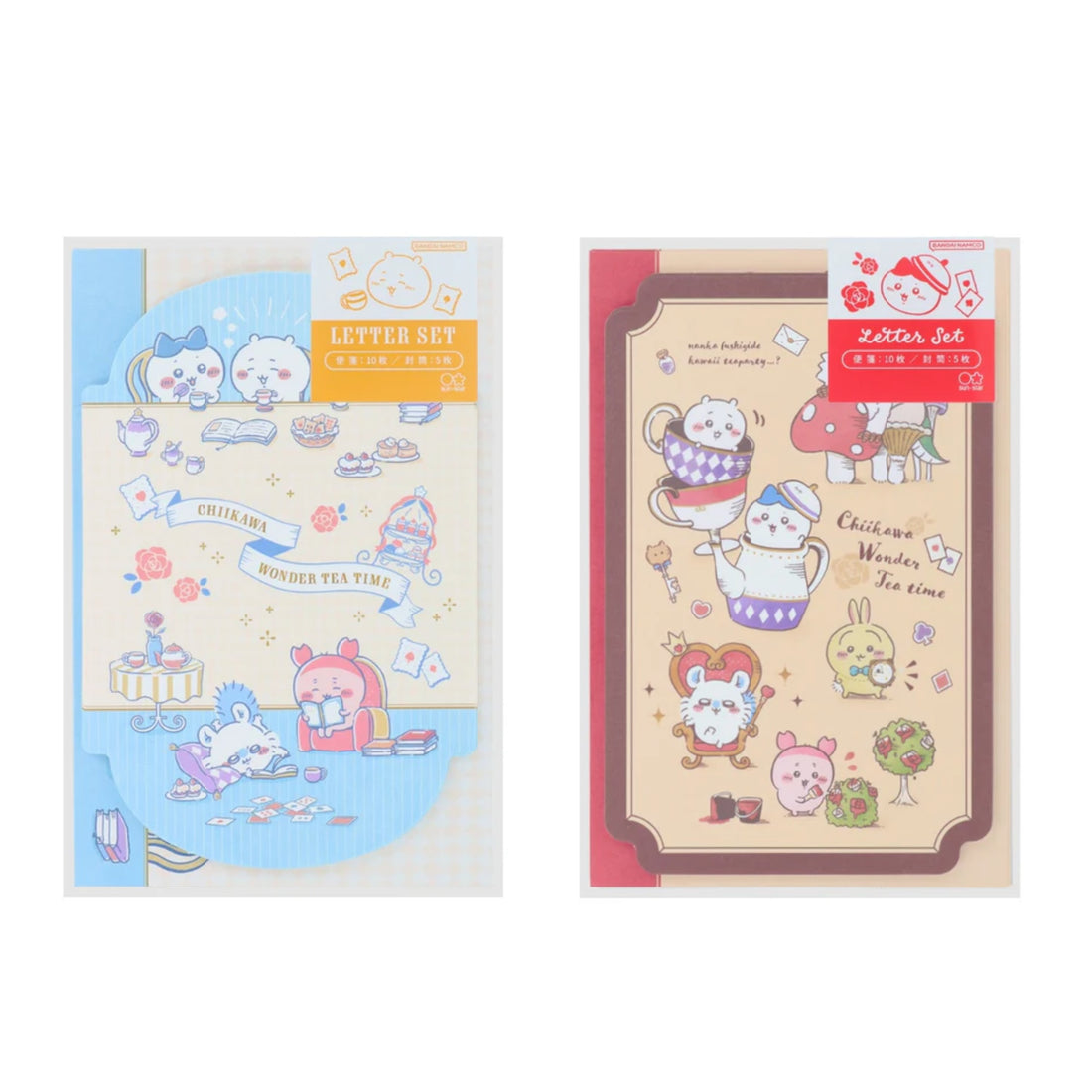 Chiikawa 吉伊卡哇|Wonder tea time爱丽丝梦游仙境下午茶系列信封信纸套装|约H147 x W97 x D3mm