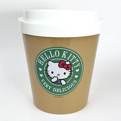 Sanrio｜Dust Box Trash Can限定周边/外带杯造型摇摆盖收纳筒/垃圾桶｜约22.5×22.5×26.5cm