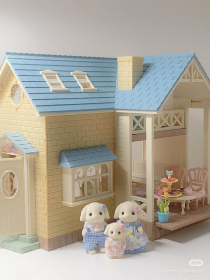 【限时折扣】SylvanianFamilies森贝儿家族｜Bluebell Cottage Gift Set-Milk Rabbit风信子别墅+牛奶兔站宝套组/玩具/过家家5671