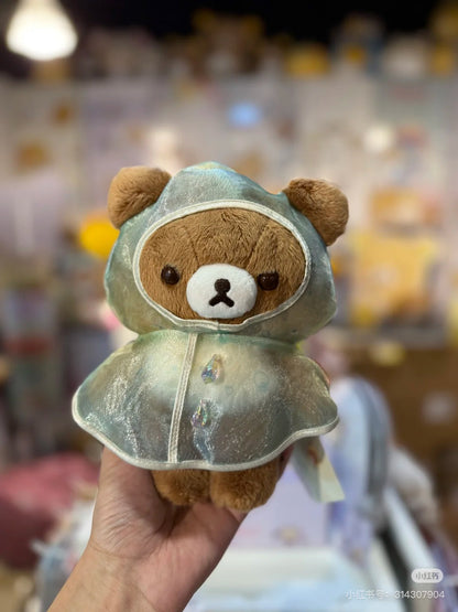 Rilakkuma｜Rainy Day to Sunny Raincoat Plush Dolls/Plush Toy｜120×150×110mm approx