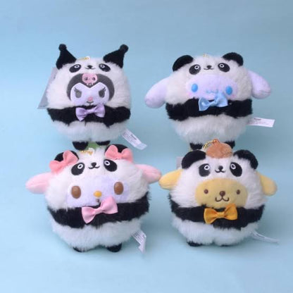 Sanrio｜Panda Mascot Holder /Plush Keychain｜9 x 6 x 11 cm approx.