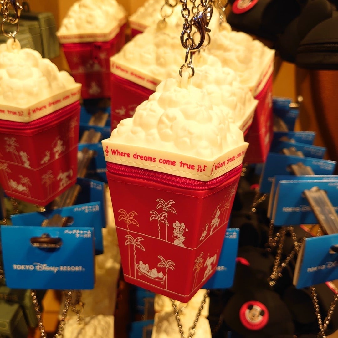 Disney迪士尼｜米奇爆米花零钱包挂件