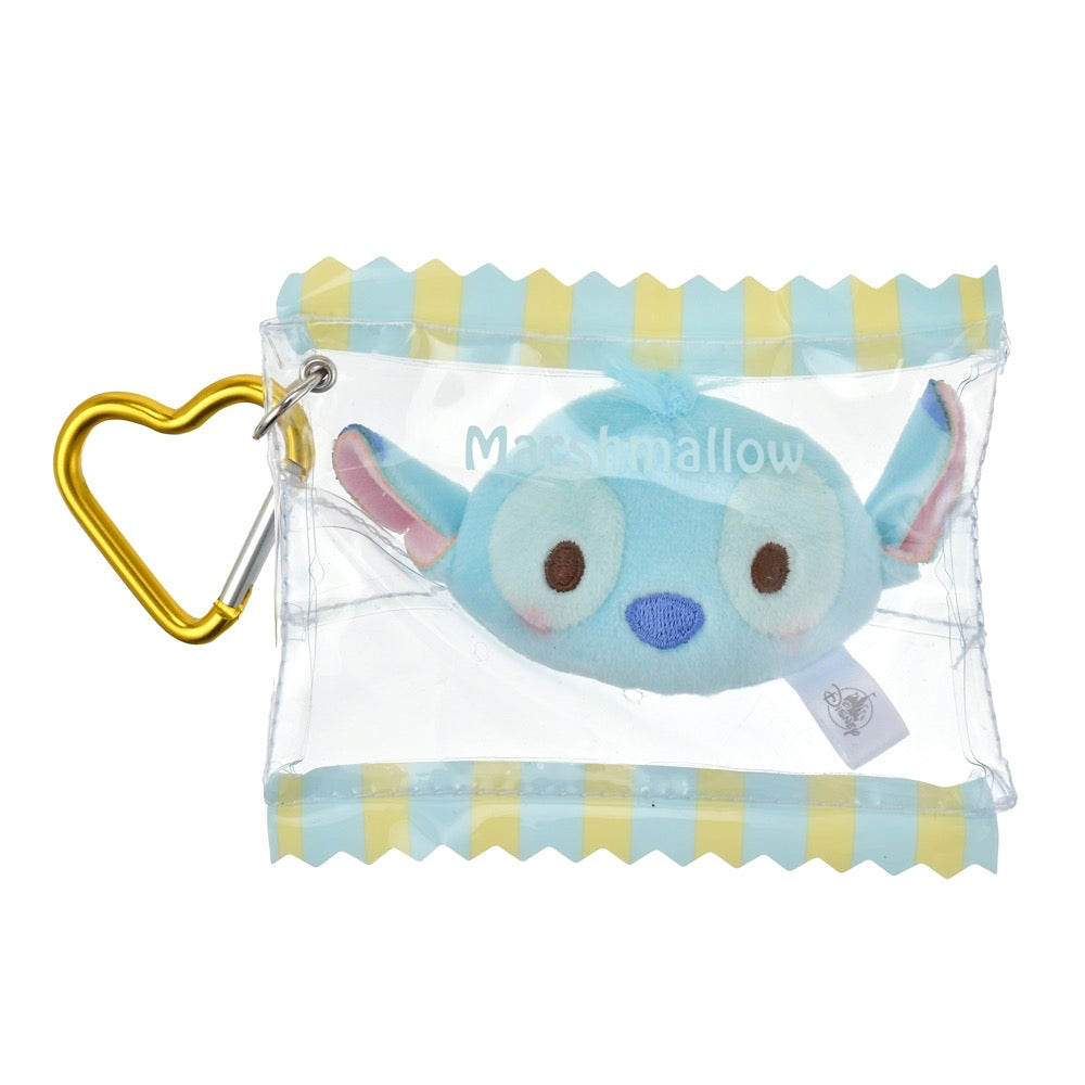 Disney迪士尼｜豆豆眼棉花糖捏捏/慢回弹系列爱心扣挂件/包挂/捏捏玩偶可取出并单独做小挂件｜約縦5×横10×厚み2.5(cm)