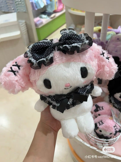 Sanrio｜黑色少女系列美乐蒂公仔/玩偶｜约30×13×22cm