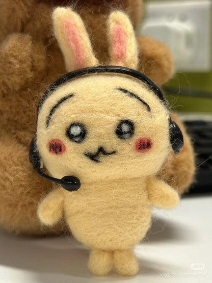 Chiikawa｜Hamanaka × Chiikawa Aclaine Needle Felting Kit｜Height 6.5cm approx.