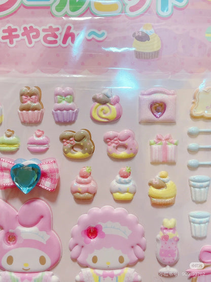 Sanrio｜Playing Sticker Set - Cafe Restaurant｜21×1×23.5cm approx.